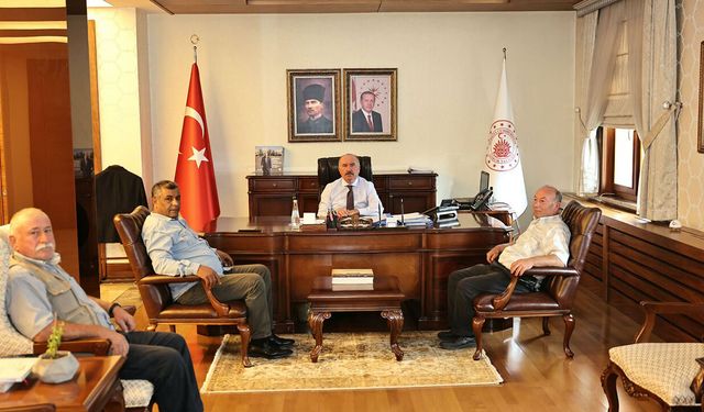 Serban Köyü heyetinden Vali Ali Çalgan’a ziyaret
