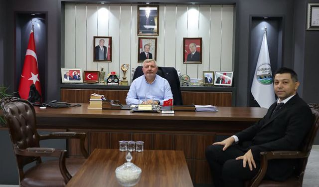 Orman İşletme Müdürü Cengiz Duman’dan Başkan Gelgör’e ziyaret