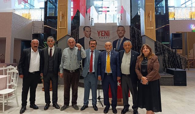 Yeni Parti Mecitözü İlçe Kongresi yapıldı: Ahmet Bilgin başkan seçildi
