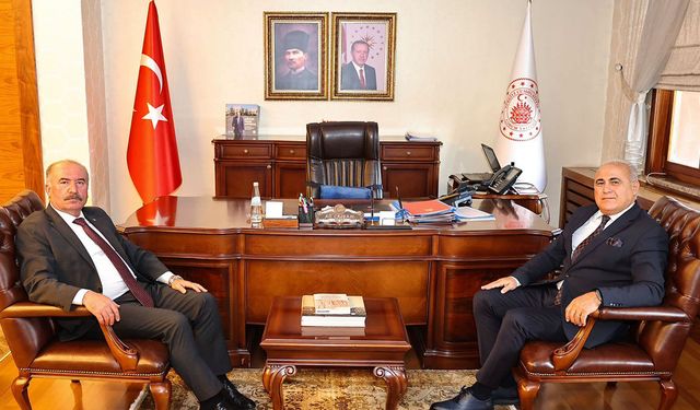 Alper Bilan’dan Vali Çalgan’a ziyaret: Projeler değerlendirildi