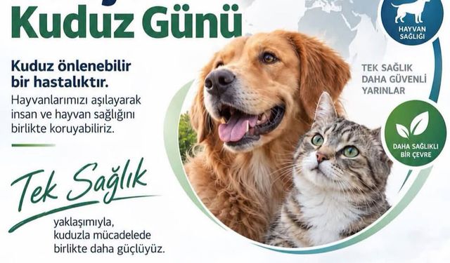 Çorum’da Dünya Kuduz Günü’nde aşı çağrısı