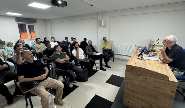 Çorum’da Filistin Atölyesi Gazze’de yaşananları gündemde tutuyor
