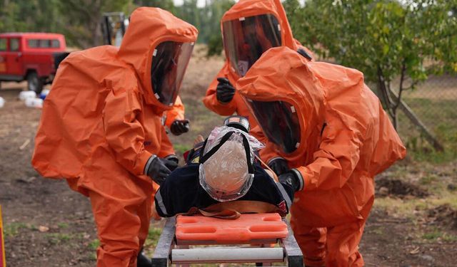 Çorum'da katıldı: AFAD'dan endüstriyel kaza tatbikatı
