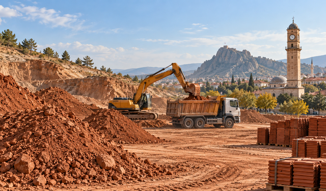 Çorum’da 32 bin metreküp tuğla-kiremit kili satışa çıkıyor