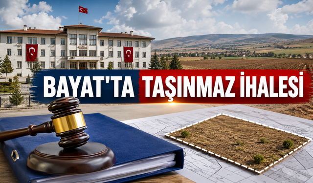 Bayat Kaymakamlığı taşınmazları ihaleyle satacak
