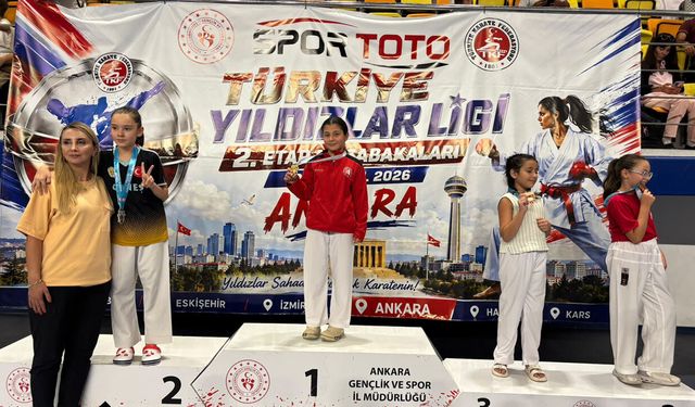 Çorum Belediyespor karatede zirveyi bırakmadı