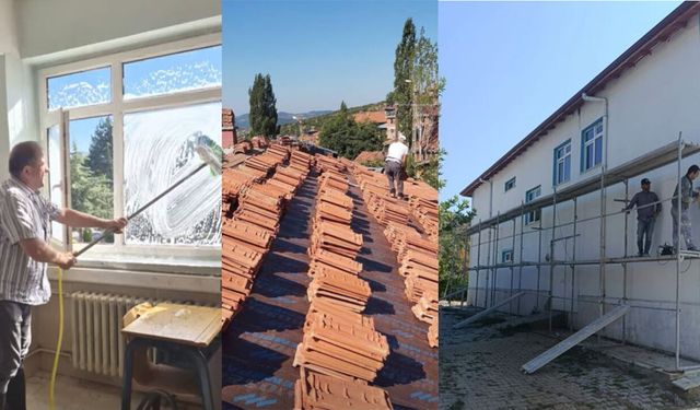 Çorum'un bu ilçelerinde okullar yeni döneme hazırlanıyor