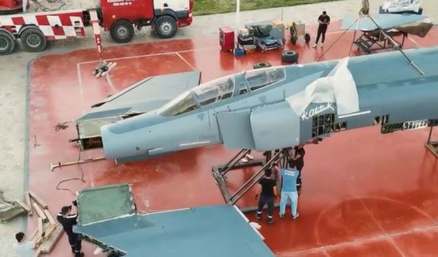 F-4 Phantom savaş uçağı Çorum'da