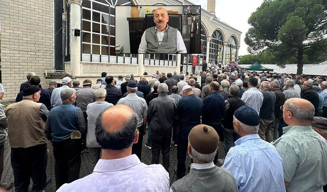 Okul müdürü Mücahit Açıkbaş, son yolculuğuna uğurlandı