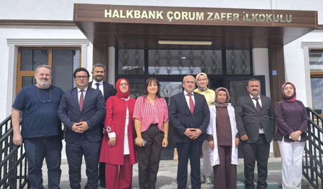 Cemil Çağlar’dan yeni eğitim yılının ilk gününde okul ziyareti
