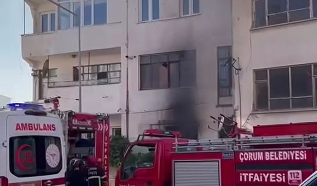 Çorum’da korkutan yangın: Kale Mahallesi’nde panik