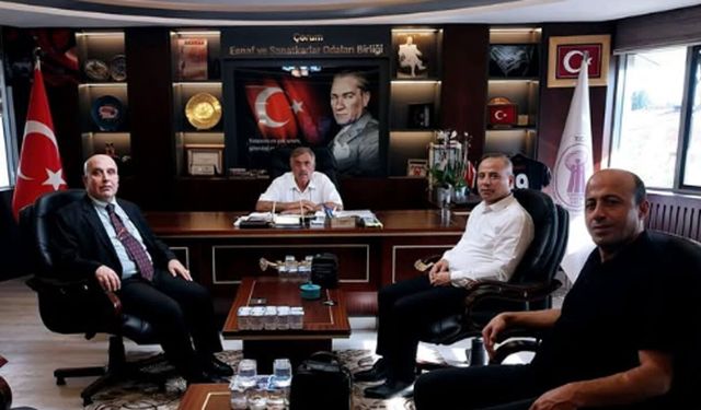 ÇESOB’a Defterdarlıktan ziyaret