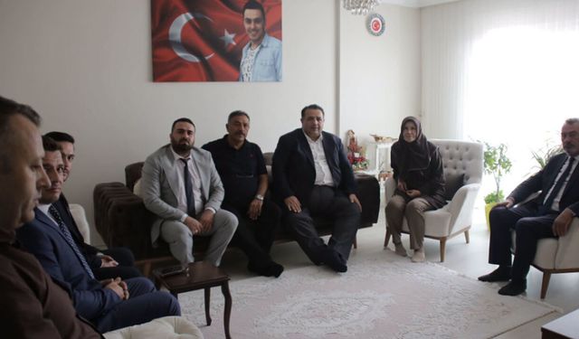 Oğuzhan Kaya’dan Şehit Turgay Uğantaş’ın ailesine ziyaret