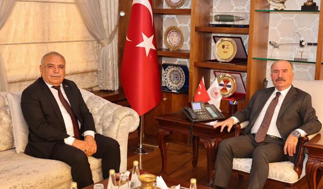 Başkan Çetinkaya’dan Vali Çalgan’a ziyaret