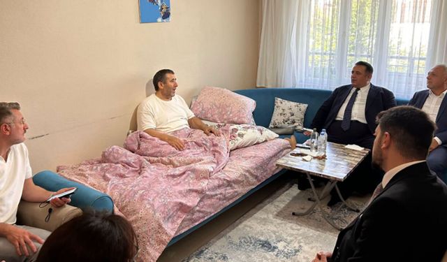 Oğuzhan Kaya’dan gazi Hasan Coşkun’a ziyaret