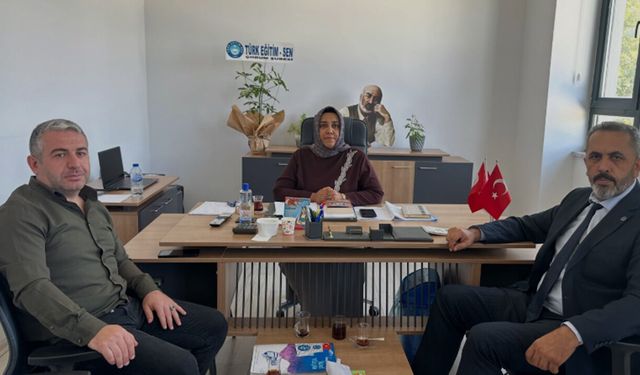 Güdek’ten Laçin’de yeni göreve başlayan eğitim yöneticilerine ziyaret