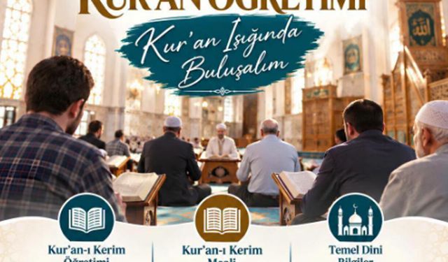 Çorum’da erkeklere yönelik camilerde Kur’an öğretimi başlayacak