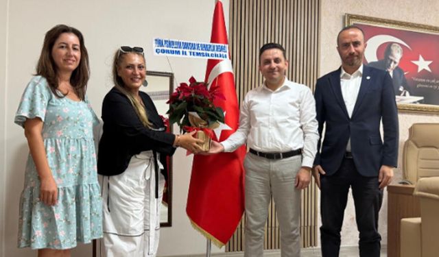 Çorum RAM Müdürlüğüne atanan Yahya Kuas’a ziyaret