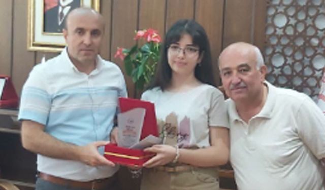 LGS İskilip birincisi Berra Deveci’den Gökoğlu’na ziyaret