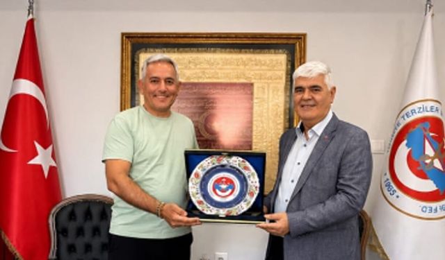 Balaban’dan Federasyon Başkanı Şen’e hayırlı olsun ziyareti