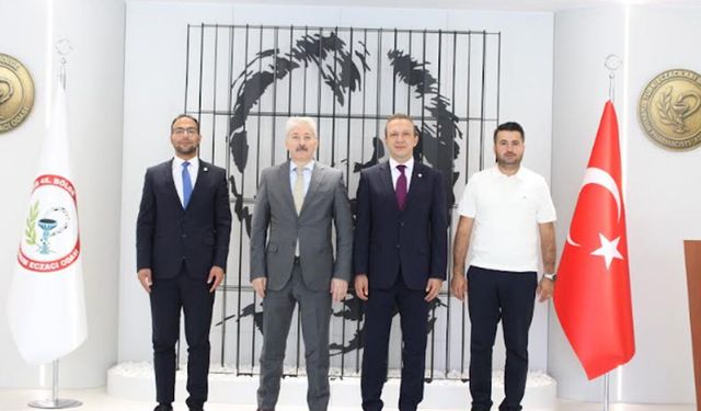 Çorum Defterdarı Erkan Ciğer’den Eczacı Odası’na ziyaret