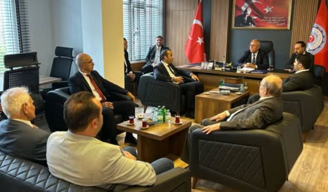 İYİ Parti heyetinden Belediye-İş Sendikası Çorum Şubesi’ne ziyaret