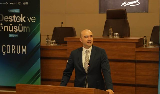 KOSGEB Başkanı İbrahimcioğlu Çorum iş dünyasıyla buluştu