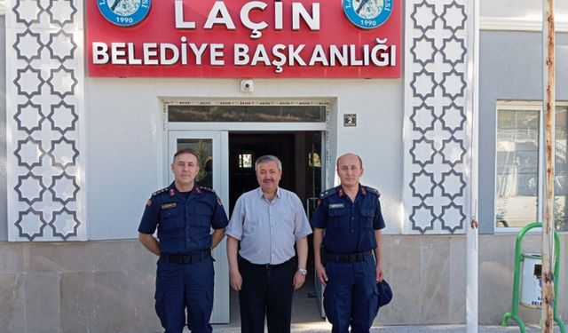Jandarma komutanlarından Başkan Toydemir’e ziyaret