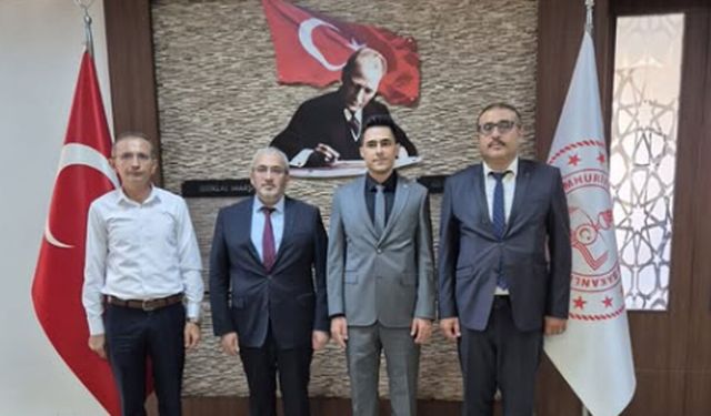 Cemil Çağlar’a nezaket ziyareti