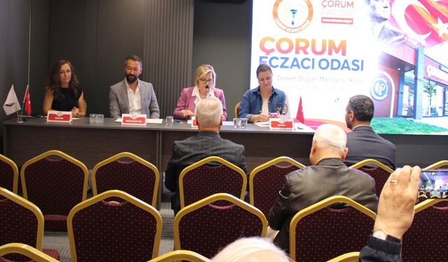 Çorum Eczacı Odası Mali Genel Kurulu yapıldı