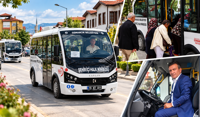 Çorum'un bu ilçesi toplu taşımaya kavuştu: Teşekkür ettiler