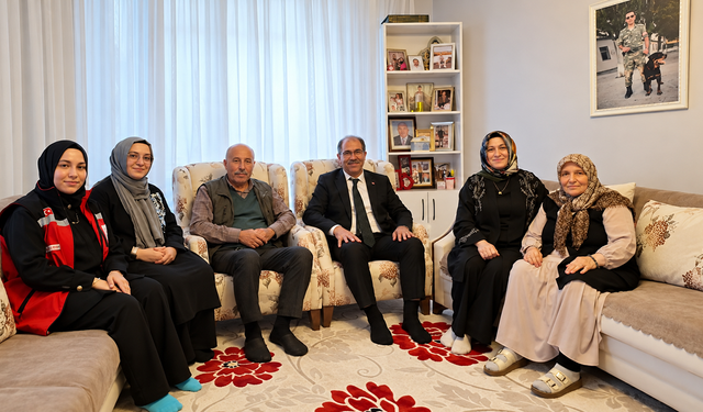 Şehit Piyade Üsteğmen Abdulkadir Şen’in ailesi unutulmadı