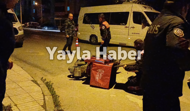 Çorum’da dur ihtarına uymadı, polis memuruna çarptı