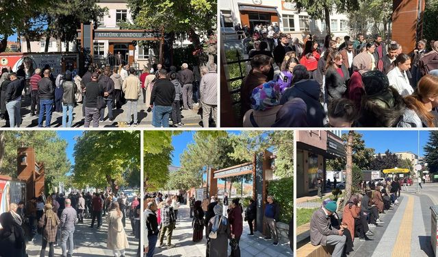 Çorum’da KPSS heyecanı: Adaylar sınavda, aileleri kapıda bekledi