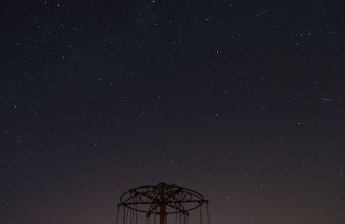 Çorum Sıklık Tabiat Parkı’nda Perseid Meteor yağmuru görsel şöleni