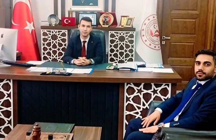 Kaymakam Düzgün, Müftü Kılınç’a başarılar diledi