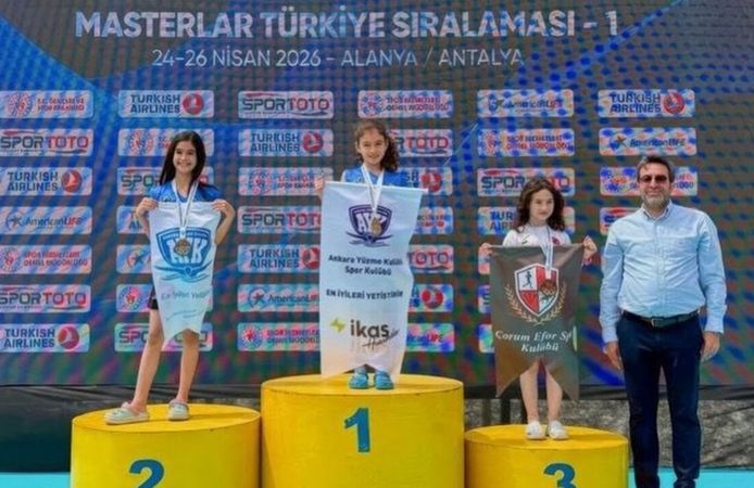 Asya Esma Çeken Türkiye üçüncüsü oldu