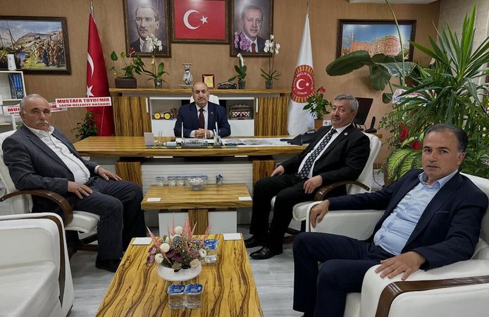 Laçin heyetinden İl Genel Meclis Başkanı Duran Bıyık’a ziyaret