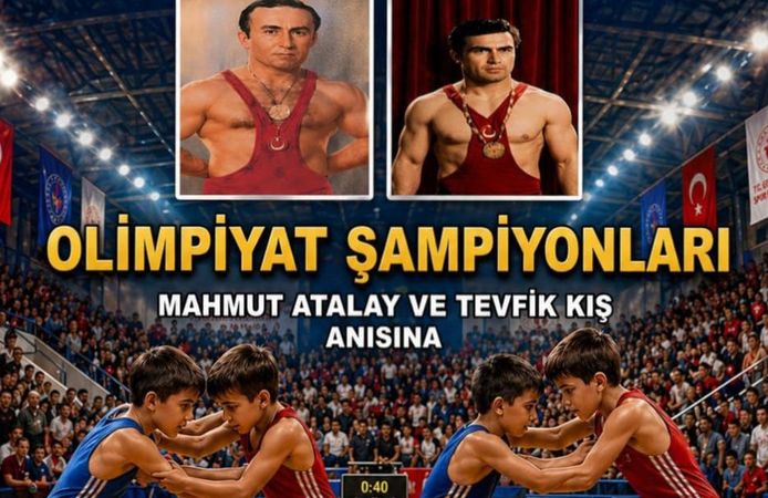 Olimpiyat şampiyonları anısına güreş heyecanı yaşanacak