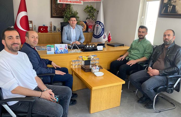 Sağlık-Sen Çorum Şubesi’ne ziyaret