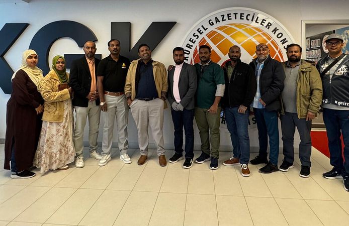 KGK’da uluslararası buluşma: Sri Lankalı gazeteciler Ankara’da