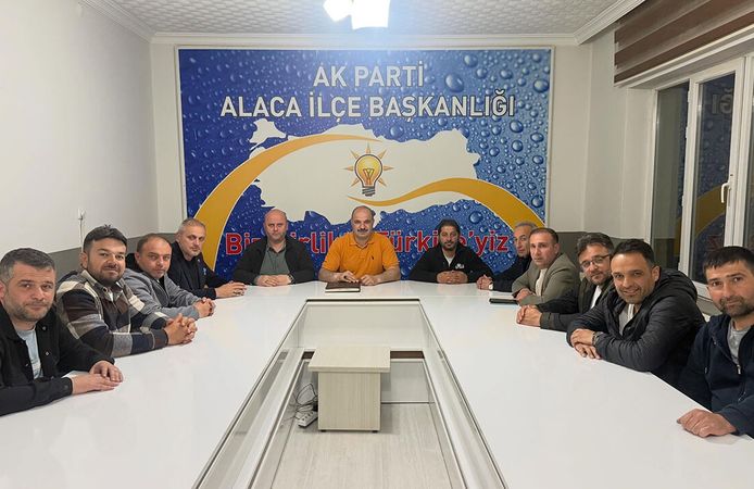 AK Parti Alaca İlçe Yönetimi toplandı