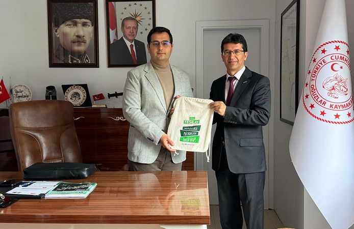 Yeşilay Çorum’dan Oğuzlar Kaymakamı Serkan Tokur’a ziyaret