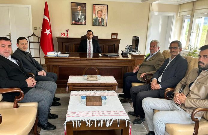 MHP Kargı teşkilatından kurum müdürlerine ziyaret