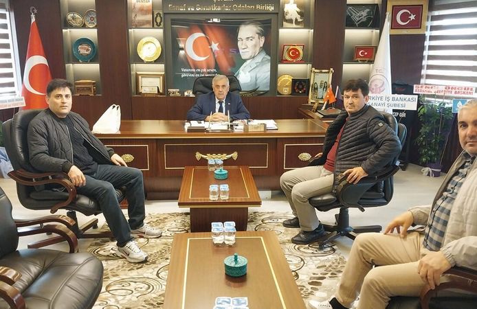 ÇESOB Başkanı Gür’e hayırlı olsun ziyareti
