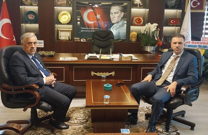 Başsavcı Bektaş’tan ÇESOB Başkanı Gür’e ziyaret