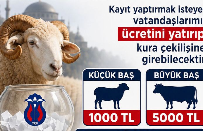 Bayat Belediyesi’nde kurban kesimi için kura çekilişi yapılacak