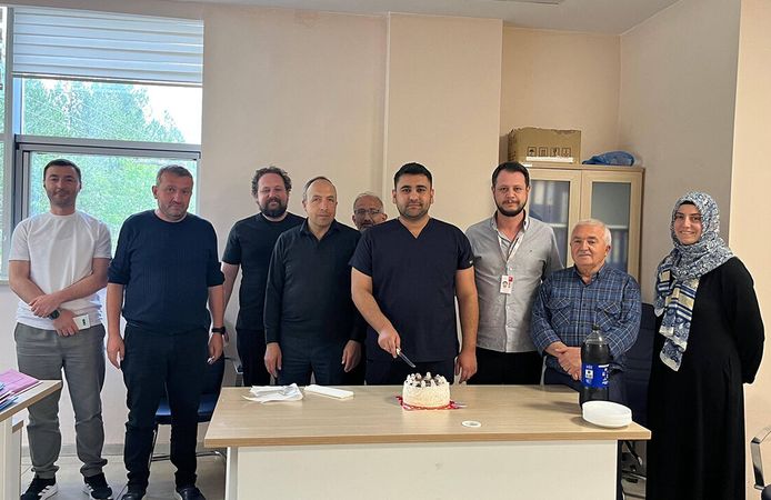 Bayat Devlet Hastanesi’nde Diş Hekimi Alparslan Panuş’a veda