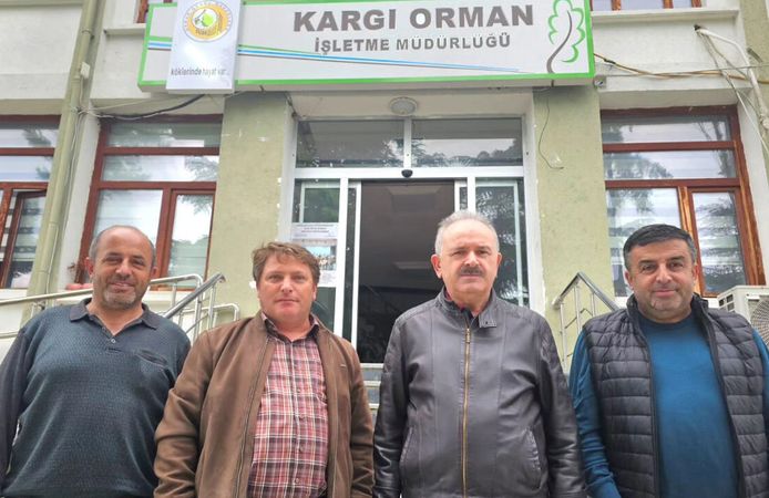 Kastamonu eski Orman Bölge Müdürü  Sönmezoğlu’ndan Ali Kabaoğlu’na ziyaret