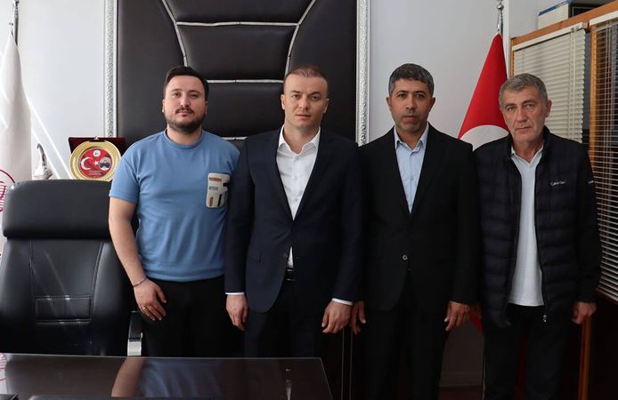 Kaymakam Meriç Dinçer, Murat Odabaş’ı ziyaret etti